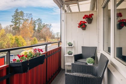 Balkong eller utsiktsbild