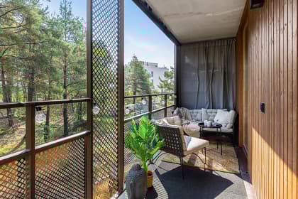 Balkong eller utsiktsbild