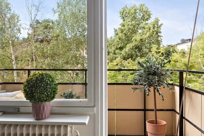 Balkong eller utsiktsbild