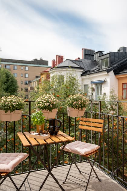 Balkong eller utsiktsbild