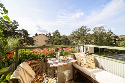 Balkong eller utsiktsbild