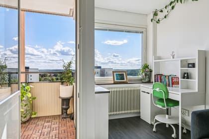 Balkong eller utsiktsbild