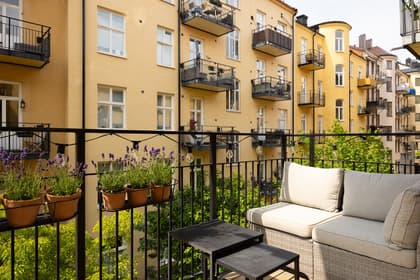 Balkong eller utsiktsbild