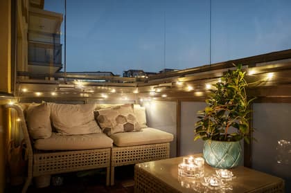 Balkong eller utsiktsbild