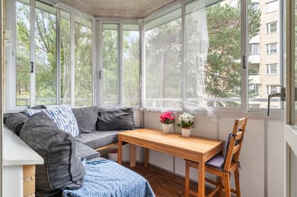 Balkong eller utsiktsbild