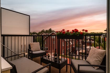 Balkong eller utsiktsbild