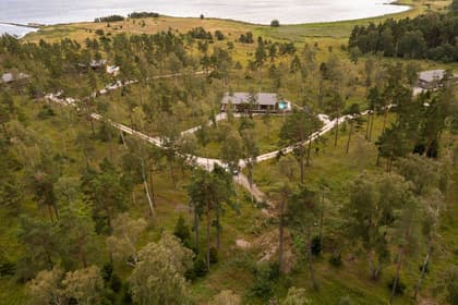 Illustrerad karta över fastigheten eller området