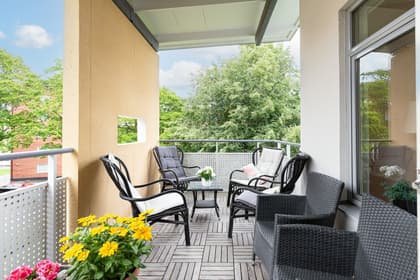 Balkong eller utsiktsbild