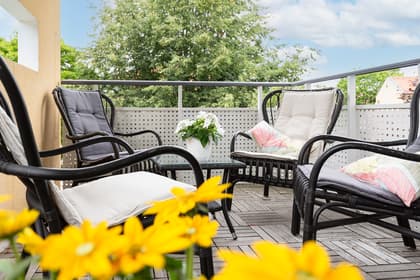 Balkong eller utsiktsbild