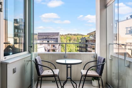 Balkong eller utsiktsbild