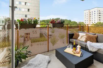 Balkong eller utsiktsbild