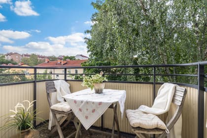 Balkong eller utsiktsbild