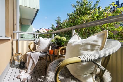 Balkong eller utsiktsbild