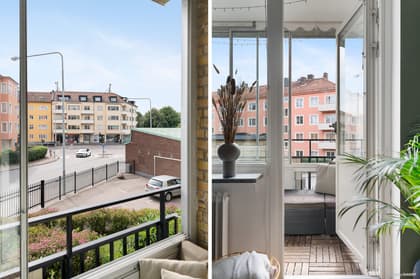 Balkong eller utsiktsbild