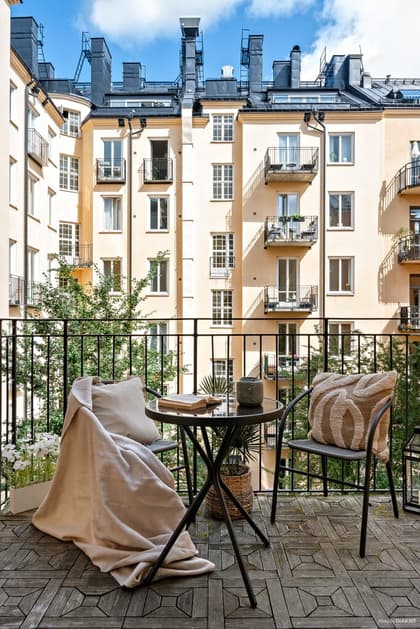 Balkong eller utsiktsbild