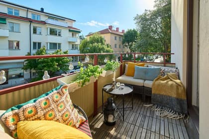 Balkong eller utsiktsbild