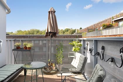 Balkong eller utsiktsbild