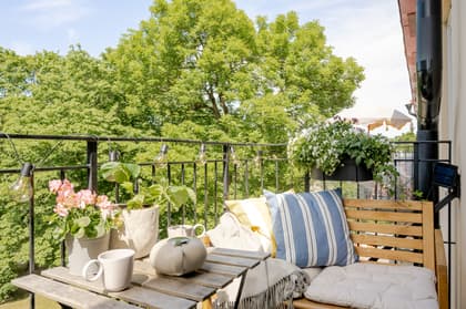 Balkong eller utsiktsbild