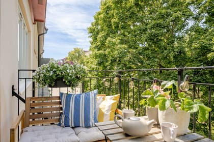 Balkong eller utsiktsbild