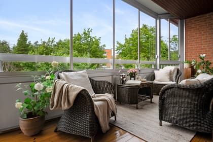 Balkong eller utsiktsbild