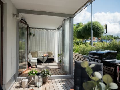 Balkong eller utsiktsbild