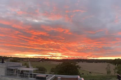 Balkong eller utsiktsbild