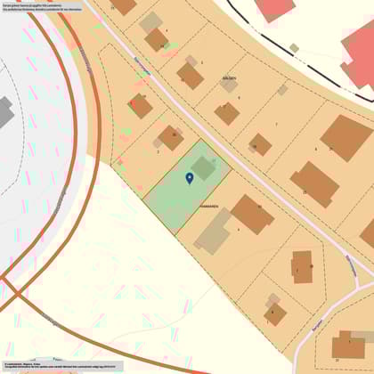 Illustrerad karta över fastigheten eller området