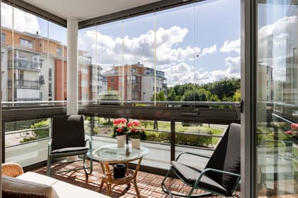 Balkong eller utsiktsbild