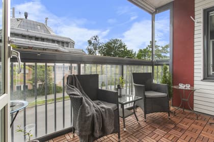 Balkong eller utsiktsbild