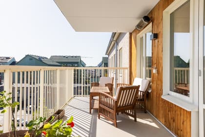 Balkong eller utsiktsbild