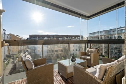 Balkong eller utsiktsbild