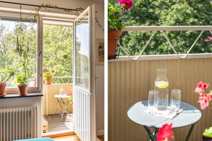 Balkong eller utsiktsbild