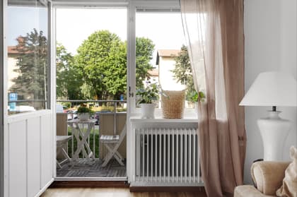 Balkong eller utsiktsbild