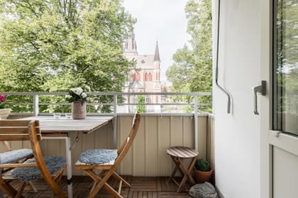 Balkong eller utsiktsbild