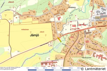 Illustrerad karta över fastigheten eller området