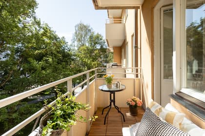 Balkong eller utsiktsbild