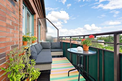 Balkong eller utsiktsbild