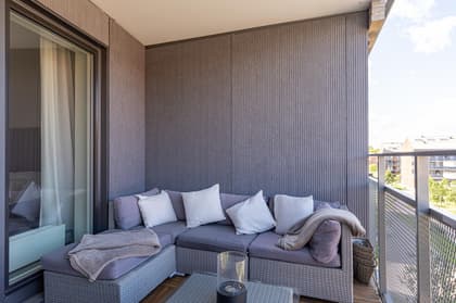 Balkong eller utsiktsbild