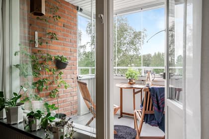 Balkong eller utsiktsbild