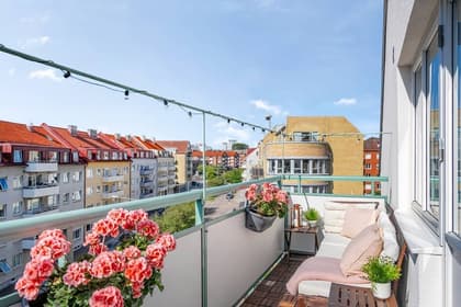 Balkong eller utsiktsbild