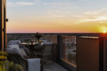 Balkong eller utsiktsbild