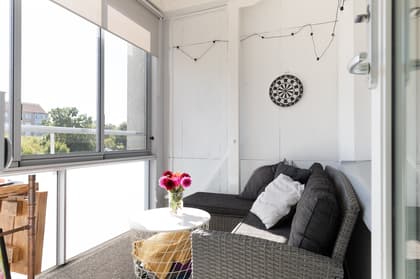 Balkong eller utsiktsbild