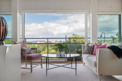 Balkong eller utsiktsbild