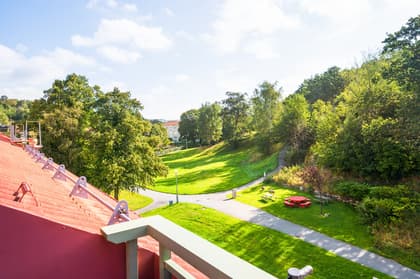 Balkong eller utsiktsbild