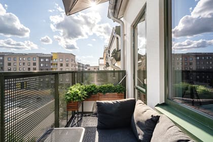 Balkong eller utsiktsbild