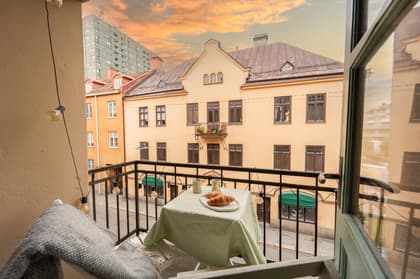 Balkong eller utsiktsbild