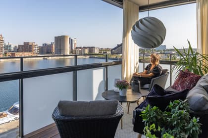 Balkong eller utsiktsbild