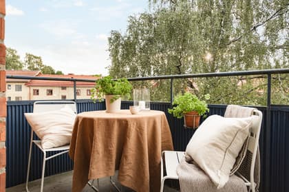 Balkong eller utsiktsbild