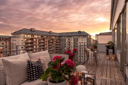 Balkong eller utsiktsbild