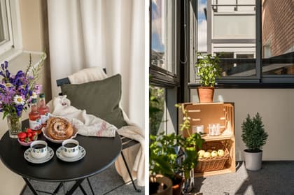 Balkong eller utsiktsbild